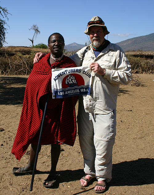Photo of Jim Dorsey and Moses Pulei.