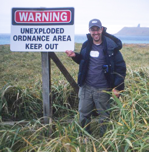 Tom Putnam at the Aleutians