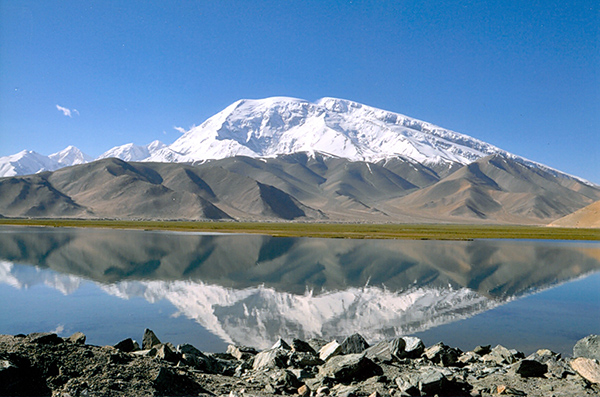 High Altitude Lake on the Afghanistan and Pakistan Border.