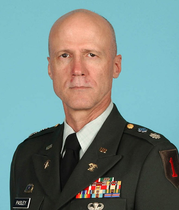 Photo of Lieutenant Colonel Pasley
