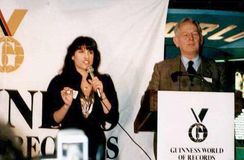 Photo of Fran Capo at the Guiness World of Records