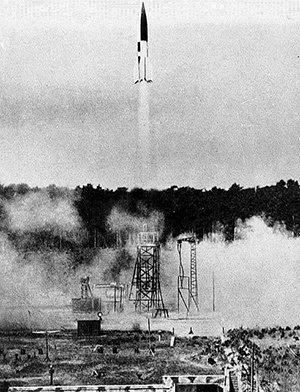 V-2 Launching at Peenemunde, on the North-East Baltic German Coast (1943)