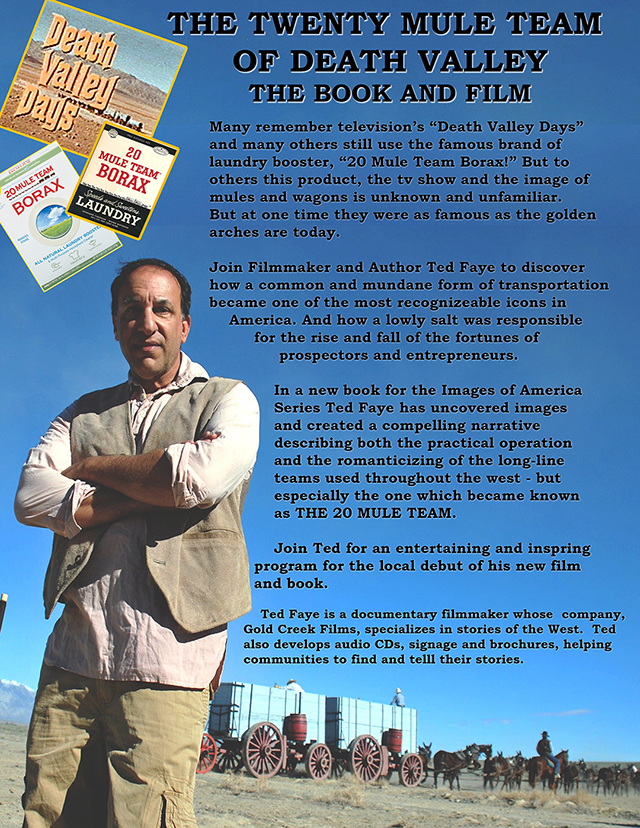 The Twenty Mule Team of Death Valley Press Info