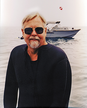 David Finnern at Star of Scotland wreck