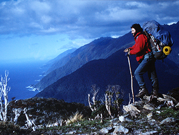 Bryan Barrow Trekking the Coast of New Zealand