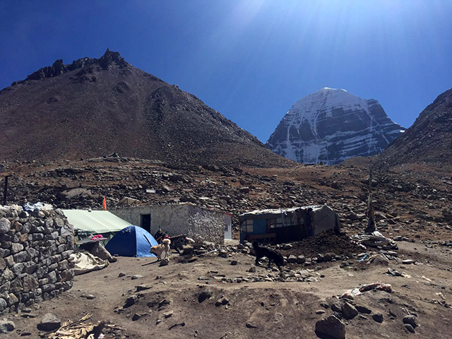 A Settlement Along the Trail to the Holy Mountain