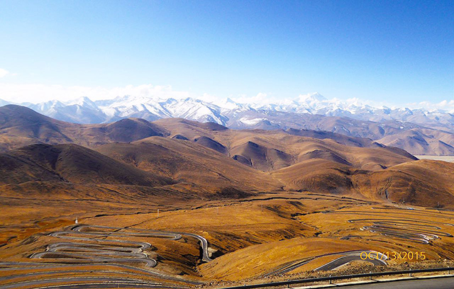 Winding Our Way For Hours to Get Near Base Camp