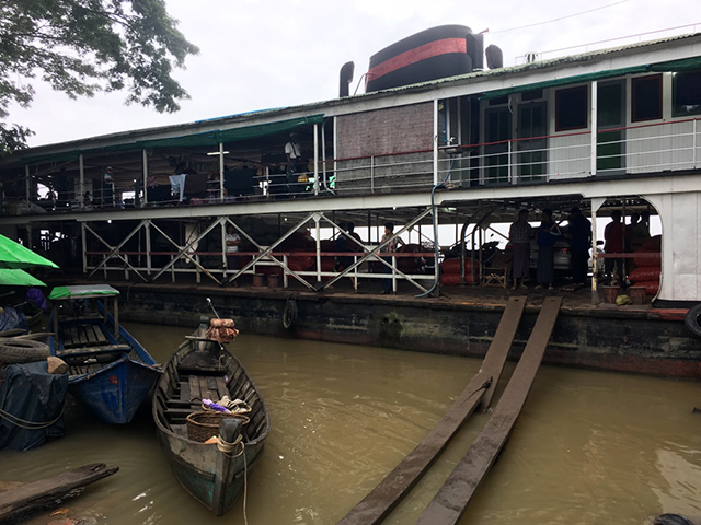 Looking into the Ferry Boat