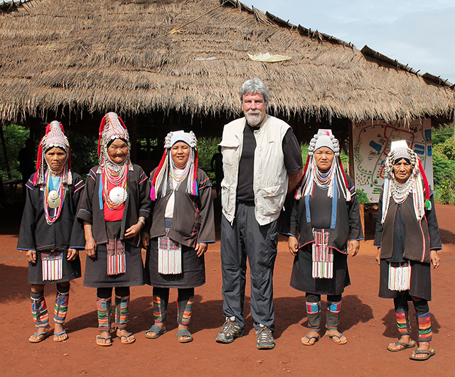 Akha tribal women, Golden Triangle, Thailand