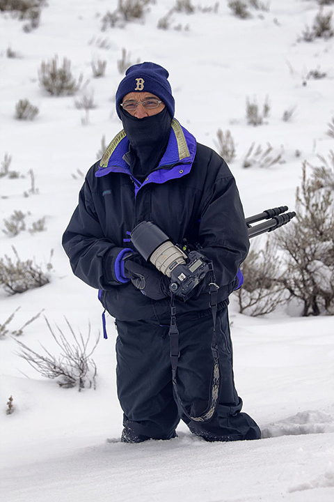Rick Flores in Deep Snow